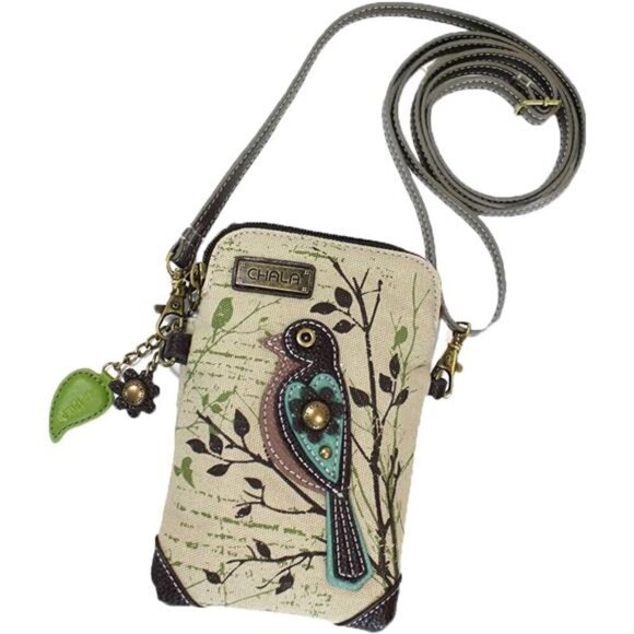 Crossbody Cell Phone Purse-Women Canvas Multicolor Handbag...